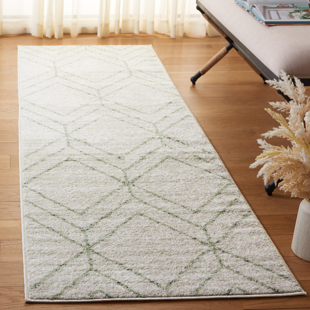 SAFAVIEH Adirondack Area Rug 8'x10', Modern Sage & Ivory ADR241Y
