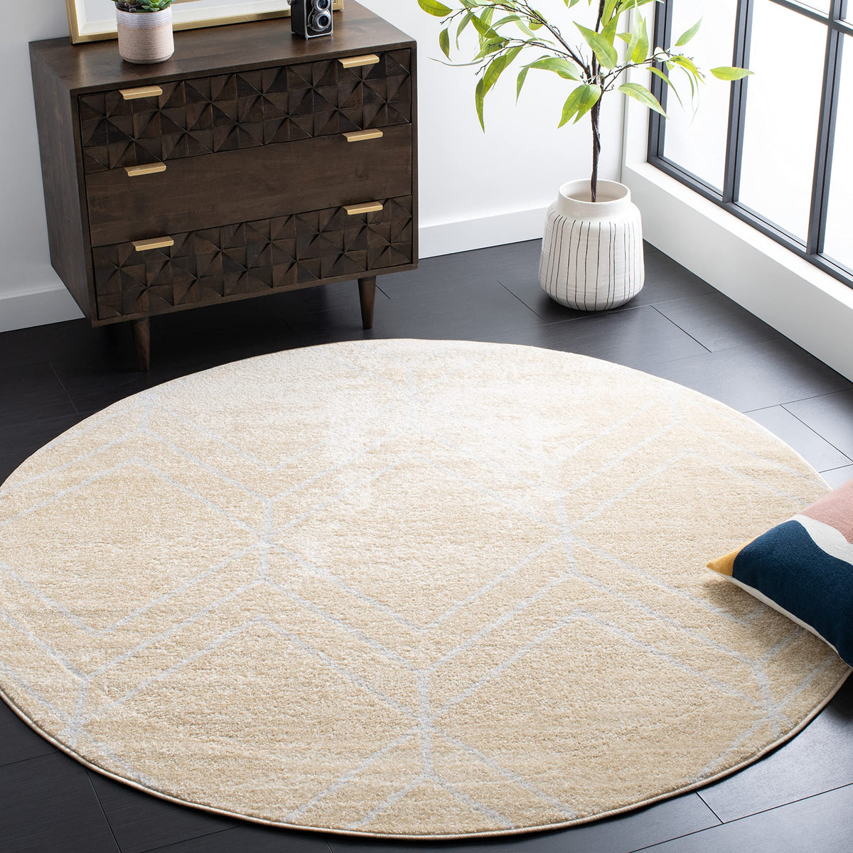 SAFAVIEH Adirondack Area Rug 8'x10', Modern Sage & Ivory ADR241Y