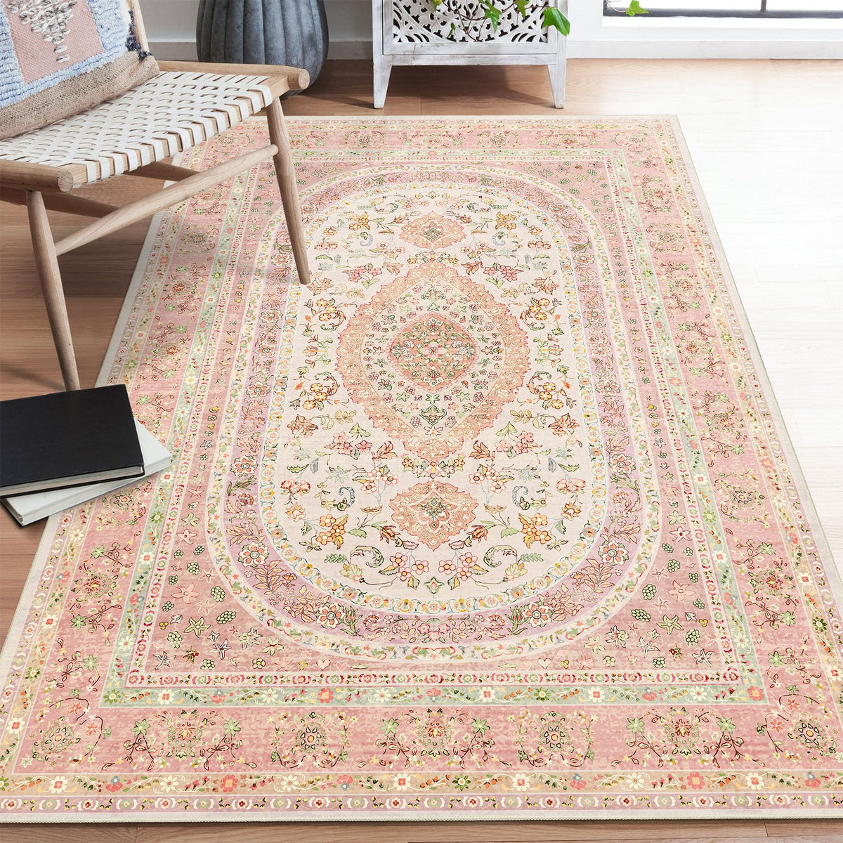 5x7 Area Rugs Modern Washable Rug for Living Room Bedroom