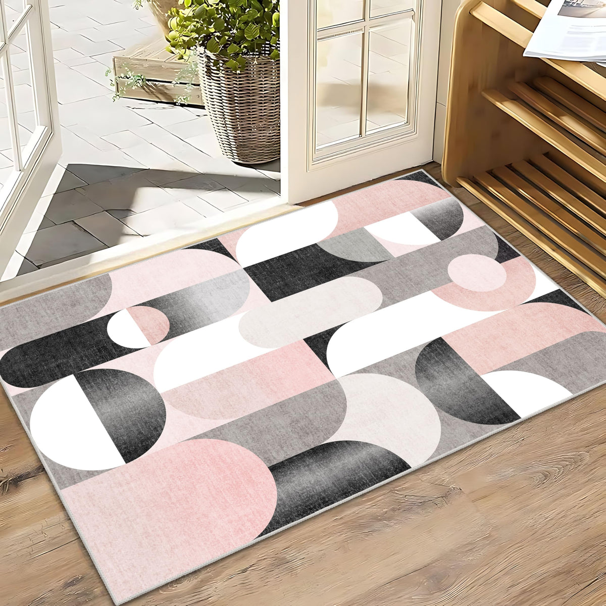 5x7 Area Rugs Modern Washable Rug for Living Room Bedroom