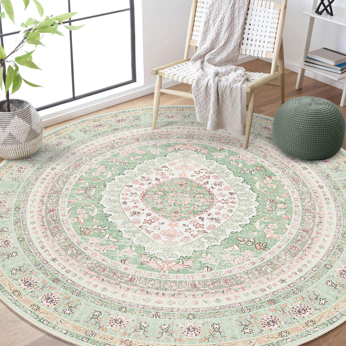 5x7 Area Rugs Modern Washable Rug for Living Room Bedroom