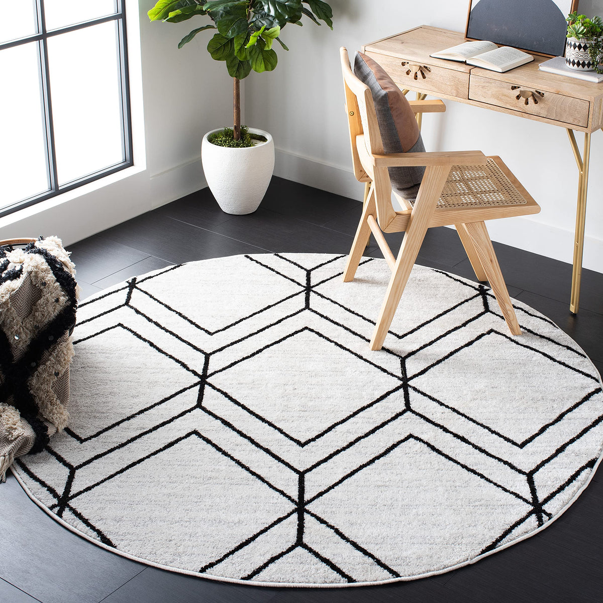 SAFAVIEH Adirondack Area Rug 8'x10', Modern Sage & Ivory ADR241Y