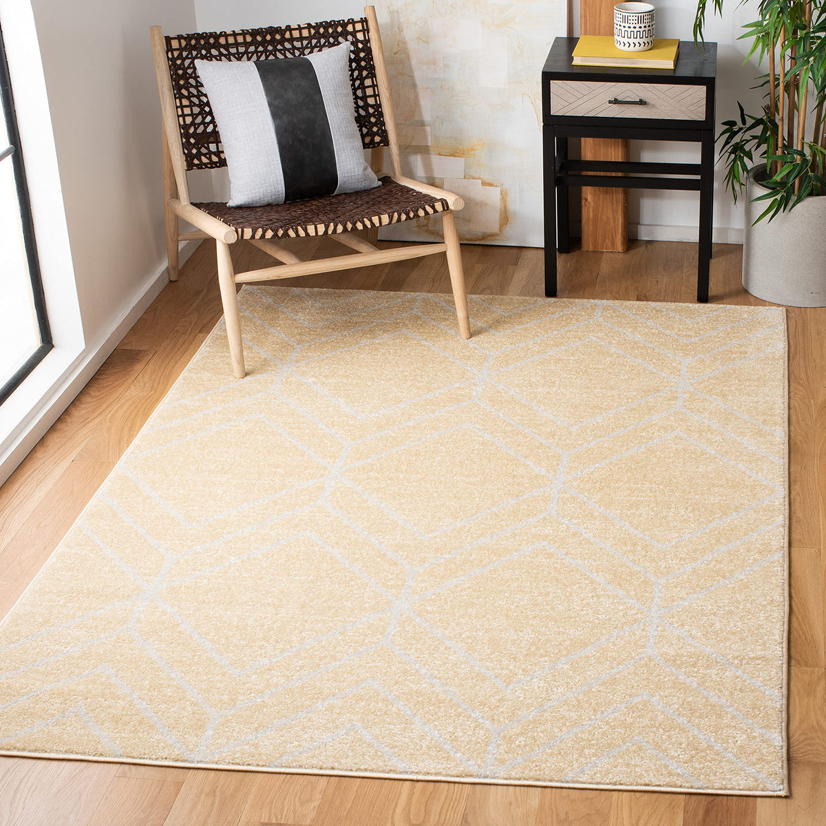 SAFAVIEH Adirondack Area Rug 8'x10', Modern Sage & Ivory ADR241Y