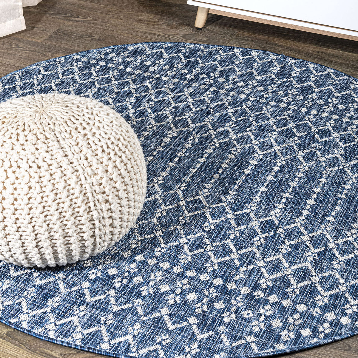 JONATHAN Y Moroccan Geometric Indoor Outdoor Area Rug 8X10 Natural/Black, Ourika Textured Weave for Backyard, Patio, Porch, Easy-Cleaning, High Traffic, Pet-Friendly, Non-Shedding (SMB108D-8)