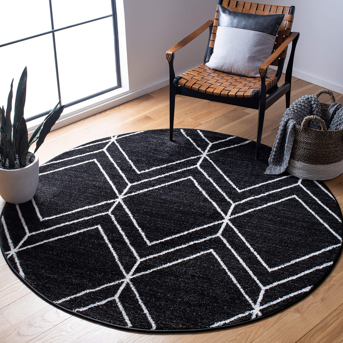 SAFAVIEH Adirondack Area Rug 8'x10', Modern Sage & Ivory ADR241Y