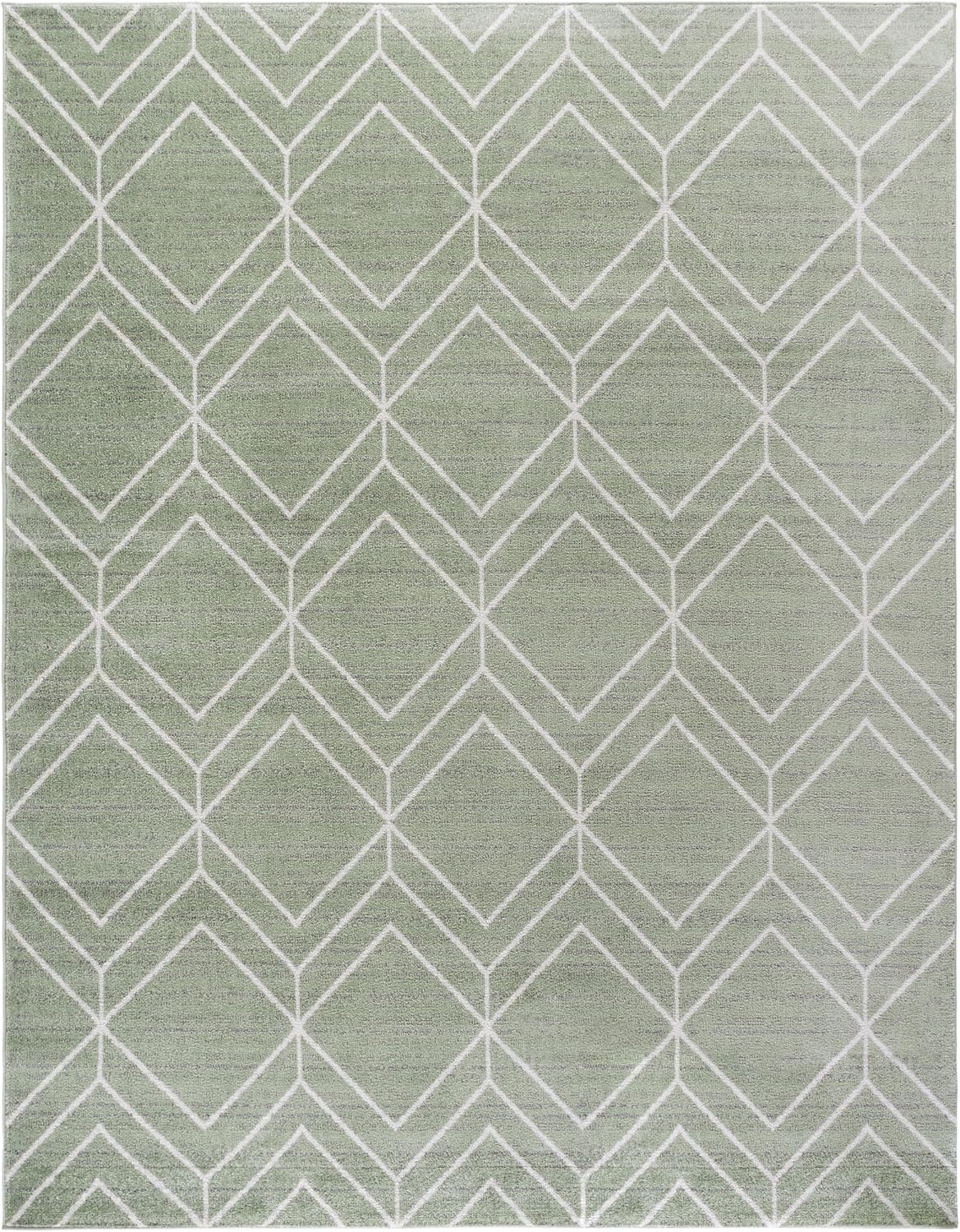 SAFAVIEH Adirondack Area Rug 8'x10', Modern Sage & Ivory ADR241Y