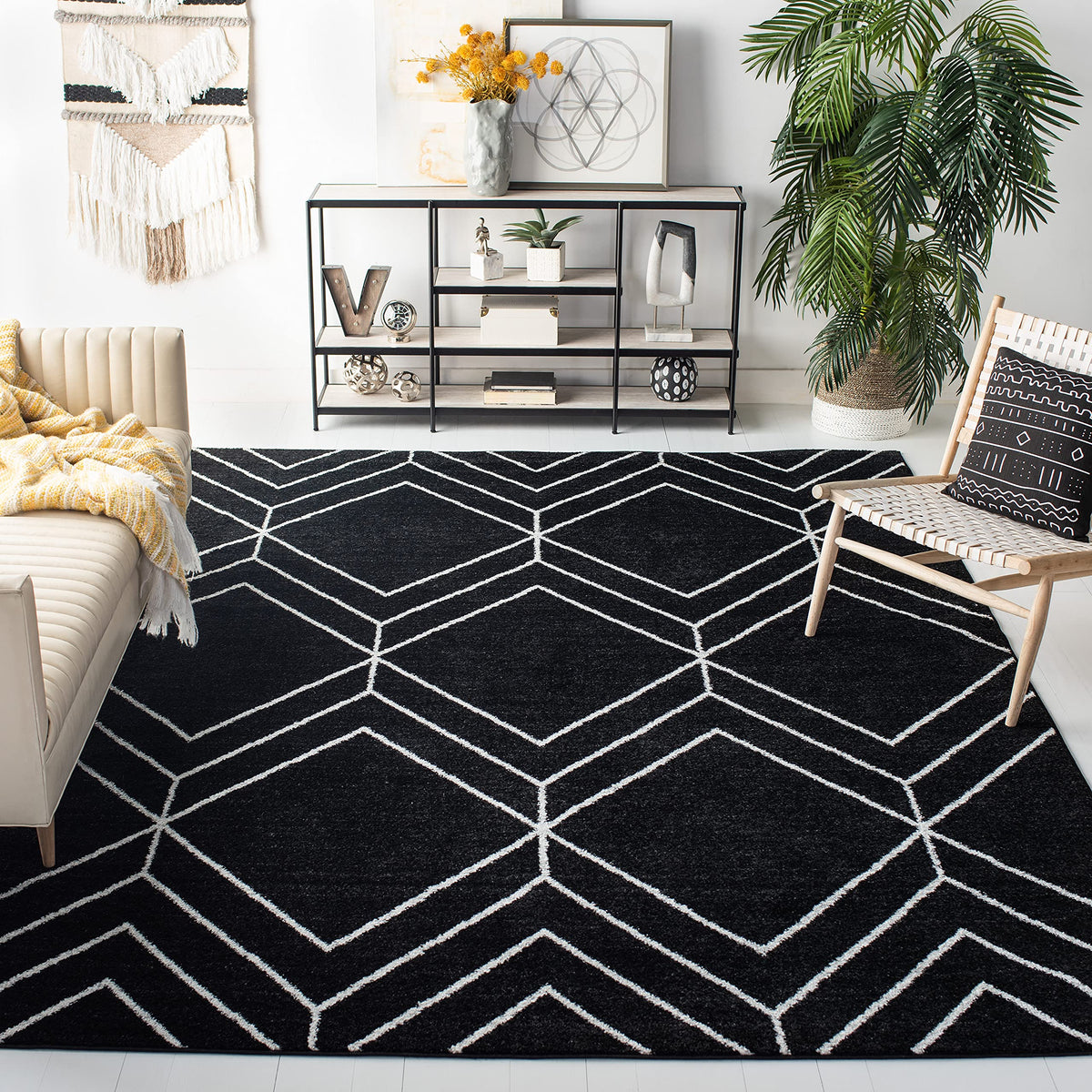 SAFAVIEH Adirondack Area Rug 8'x10', Modern Sage & Ivory ADR241Y