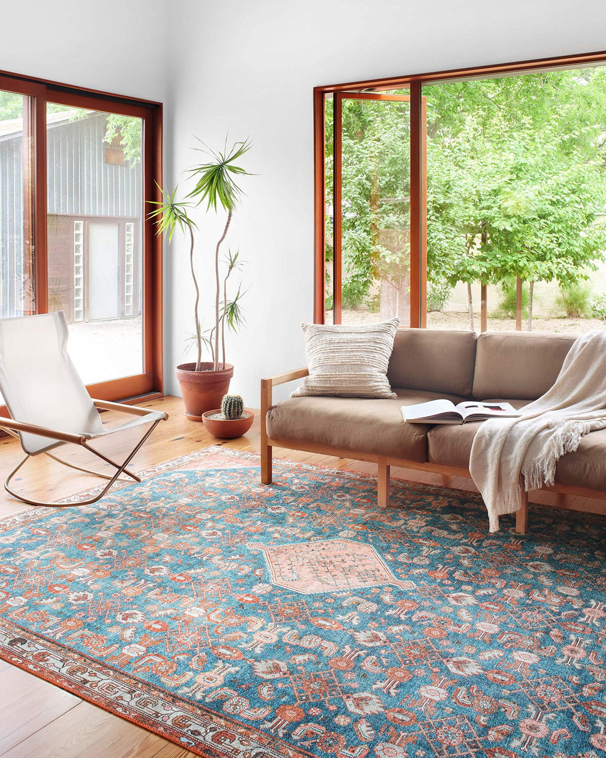 Loloi Layla Olive/Charcoal 7'-6" x 9'-6" Area Rug